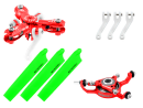 CNC Triple Green Blades Conversion set (RED) -...
