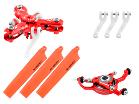 CNC Triple Orange Blades Conversion set (RED) - BLADE MCPXBL / BL2