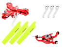 CNC Triple Yellow Blades Conversion set (RED) -...