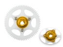 CNC Delrin Main Gear w/ Hub set (GOLD) - BLADE MCPX BL2