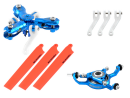 CNC Triple Red Blades Conversion set (BLUE) -...