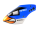 Airbrush Fiberglass Blue Angry Bird Canopy - BLADE NANO CPX / S2 / S3