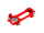 Bottom Frame (RED) (for MICROHELI Frames - BLADE NANO)