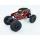 Aluminum/Carbon Fiber Conversion Chassis Kit (RED) - AXIAL SCX24