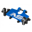 CNC Aluminum Steering Servo Mount (BLUE) - AXIAL SCX24