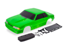 Body, Ford Mustang, Fox Body, green ( painted, decals...