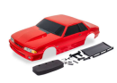 Body, Ford Mustang, Fox Body, red (pa inted, decals...
