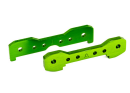 Tie bars, front, 6061-T6 aluminum (green-anodized)