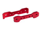 Tie bars, front, 6061-T6 aluminum (red-anodized)