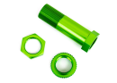 Servo saver post/ adjuster nut/ locknut (green-anodized,...