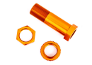 Servo saver post/ adjuster nut/ locknut (orange-anodized,...