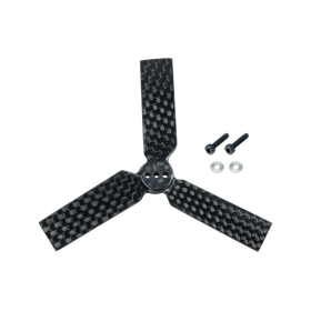 Carbon Fiber 3 Blade Propeller 70mm Tail Blade - BLADE INFUSION 180
