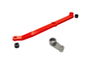 Steering link, 6061-T6 aluminum (red- anodized)/ servo...