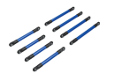 Suspension link set, 6061-T6 aluminum (blue-anodized)...