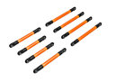 Suspension link set, 6061-T6 aluminum (orange-anodized)...