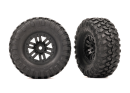 Tires & wheels, assembled (black 1.0 wheels, Canyon...