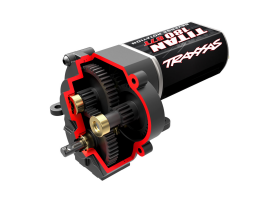 Transmission, complete (low range (cr awl) gearing) (40.3:1 reduction ratio ) (includes Titan 87T motor)
