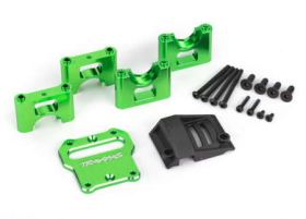 Mount, center differential carrier, 6 061-T6 aluminum (green-anodized)