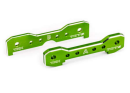 Tie bars, front, 7075-T6 aluminum (gr een-anodized) (fits...