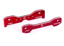 Tie bars, rear, 7075-T6 aluminum (red -anodized) (fits...