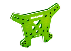 Shock tower, front, 7075-T6 aluminum (green-anodized) (fits Sledge)
