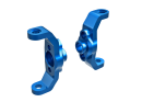 Caster blocks, 6061-T6 aluminum (blue -anodized) (left...