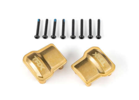 Axle cover, brass (8 grams) (2)/ 1.6x 12mm BCS (with threadlock) (8)