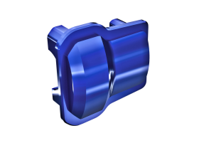 Axle cover, 6061-T6 aluminum (blue-an odized) (2)/ 1.6x12mm BCS (with threa dlock) (8)