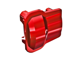 Axle cover, 6061-T6 aluminum (red-ano dized) (2)/ 1.6x12mm BCS (with thread lock) (8)