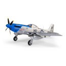 P-51D Mustang 1.2m BNF Basic with AS3X and SAFE Select...