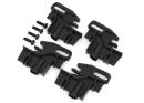 Battery hold-down mounts, left (2)/ r ight (2)/ 4x15mm...
