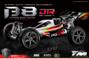 B8JR ORANGE + Bulldog Tires 1/8 Nitro - 4WD Buggy - RTR