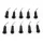 CA Glue Curved Steel Tips Medium (10pcs)