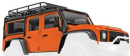 Body, Land Rover Defender, complete, orange (includes...