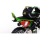 PROMOTO-MX Motorcycle RTR 1:4 GREEN MIT Akku & Ladegerät