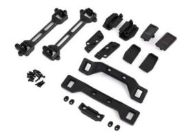 Body conversion kit, Slash 4X4 (inclu des front & rear body mounts, latches , hardware) (for clipless mounting)