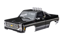 Body, Chevrolet K10 Truck (1979), com plete, black...