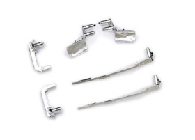 Door handles (left & right)/ mirrors, side (left & right)/ windshield wipe rs (fits #9811 body)