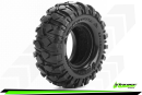 Reifen Crawler - CR-ROWDY - 1-18 / 1-24 Crawler Tires - Super Soft - for 1.0 Wheels - L-T3368VI (2 Stk.)