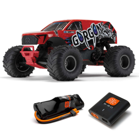 GORGON 4X2 1:10 2WD RTR MEGA 550 - RED With Battery & Charger