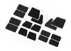 Foam pads (for #8796 RC car/truck sta nd: bottom (4), left (2), right (2); for #8797 X-Truck stand: (bottom (4),
