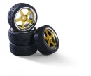 Räderset 1:10 (4) Y-Design1 gold/chr.26mm