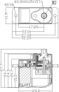 Servo Robbe HV Analog Metallgetriebe FS 151 BB 6-8.4V