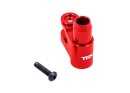 Servo horn, steering, 6061-T6 aluminu m (red-anodized)