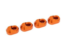 Suspension pin retainer, 6061-T6 alum inum (orange-anodized) (4)