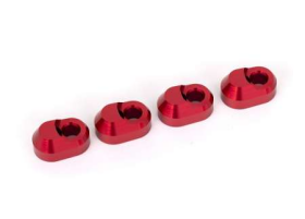 Suspension pin retainer, 6061-T6 alum inum (red-anodized) (4)