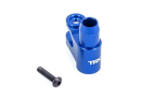 Servo horn, steering, 6061-T6 aluminu m (blue-anodized)
