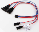 Kabelsatz für 2 Servos MPX 8-pin Hochstrom Stecker...