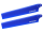 Plastic Main Blade 117mm (BLUE) - MCPXBL