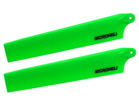 Plastic Main Blade 117mm (GREEN) - MCPXBL / BL2